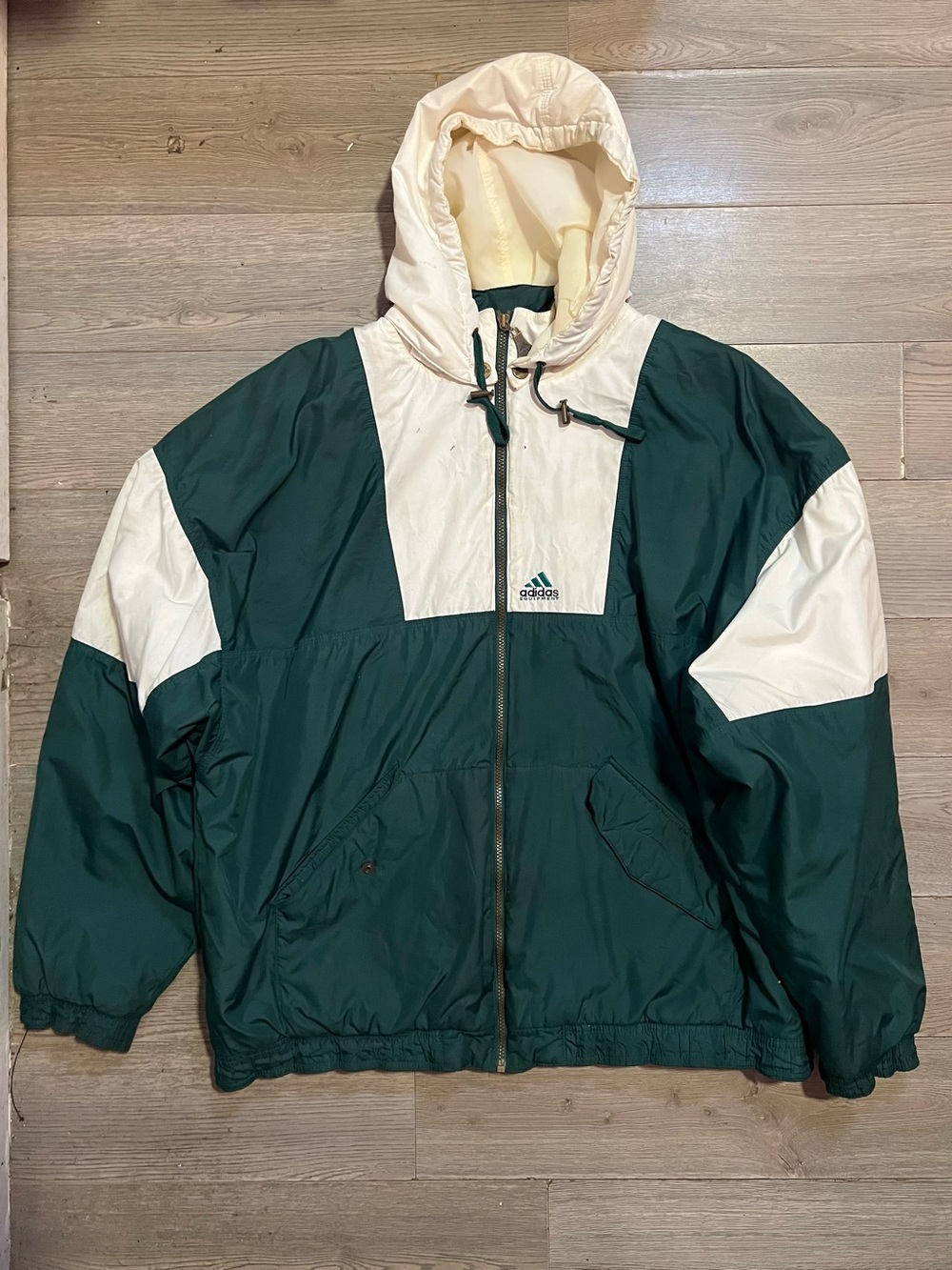 Vintage 90s Adidas Equipment EQT Windbreaker — XL